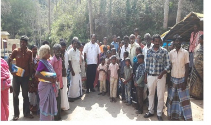 Provides Solar Water Heater & Solar Lights to Kannakarai Triblal Elementary School.
